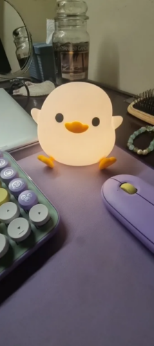 Cute Bean Duck Night Light, DoDo Duck Silicone Nursery Night Light photo review